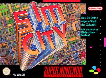 Cover Sim City for Super Nintendo